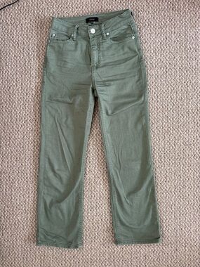 Quince Women’s Bella Stretch Jeans Size 24 Loren Green